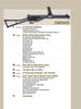 Table of contents page from "The Sten" by Schiffer Publishing, Ltd., highlighting British-made submachine guns like the WWII-era STEN, with a black submachine gun illustration at the top.