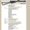 Table of contents page from "The Sten" by Schiffer Publishing, Ltd., highlighting British-made submachine guns like the WWII-era STEN, with a black submachine gun illustration at the top.