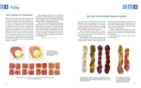 The Art and Science of Natural Dyes - Chater 8 Printing