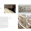 A magazine spread features an interview with Kevan Rupp Lunney, highlighting her woven art piece from "New Directions" by Schiffer Publishing, Ltd., with close-ups of rope and cord detailing her quilting process and inspiration.
