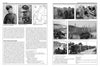 A two-page spread from Schiffer Publishing's "The 6th Waffen-SS Gebirgs (Mountain) Division Nord" shows WWII photos of soldiers, officers, vehicles, and maps with captions detailing the division’s actions in Norway and Finland.