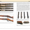 A two-page spread in *A Collector's Guide to the Savage 99 Rifle and its Predecessors, the Model 1895 and 1899* by Schiffer Publishing, Ltd. displays close-up photos of vintage rifles with captions highlighting unique features and differences.
