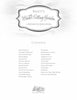 A grayscale cover of Kristy's Winter Cutting Garden by Schiffer Publishing, Ltd. features a decorative title above a centered table of contents listing 22 winter flower illustrations to paint.