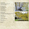 In "Maryland's Public Gardens & Parks" by Schiffer Publishing, Ltd., a table of contents lists sites next to page numbers; photos show a heron in water at a Maryland garden, and a yellow-leaved tree partly hides a grand columned building.