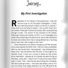 A book page titled Pittsburgh Ghosts by Schiffer Publishing, Ltd. The opening paragraph, starting with a large R, details the author's nerves before their first Pittsburgh ghost hunt with the Greater Pittsburgh Paranormal Society.