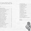 Table of contents for "Ghosts, Legends, and Lore of the Rockies" by Schiffer Publishing, Ltd. appears on textured white with a black rose in the corner, listing 40 chapters of haunted historian accounts and Old West ghost stories.