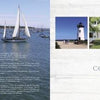 A two-page spread from "101 Things to Do in Martha’s Vineyard" (Schiffer Publishing, Ltd.) shows sailboats on a calm harbor and a to-do list on the left, with four small photos and a contents list on white wood on the right, as a visual guide.
