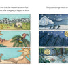 In "Sun & Moon Take Turns" by Schiffer Publishing, Ltd., vibrant pages show the sun and moon watching over Earth's day and night—sheep by a wall, ice penguins, desert camels, a polar bear, and forest animals under the night sky.