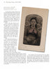 A sepia portrait of a young girl in a jacket and scarf appears over historical text in "Quilts in Everyday Life, 1855-1955" by Schiffer Publishing, Ltd., reflecting American culture with its vintage style and patterned background.
