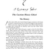 A page from Schiffer Publishing, Ltd.’s "North Shore Spirits of Massachusetts," featuring a decorative chapter heading exploring Salem’s 1800s Asian trade, China Trade ships, the Custom House, and local paranormal tales.