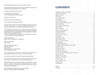 The left page of "Project Mercury" by Schiffer Publishing, Ltd. displays copyright details, while the right page features a blue-font table of contents with chapter titles and page numbers about NASA's Mercury program on white background.