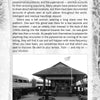 A black and white photo shows a train station platform with benches and a train in the background. Text above features "Branson Hauntings" by Schiffer Publishing, Ltd. and chilling tales from Branson's haunted places.
