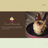 A frosted cupcake with a cherry on top sits in a small pan beside a syrup bottle. On the left, “Crowd Favorites” appears with an ice cream graphic and an intro to creative cupcake baking from Dare to Bake! by Schiffer Publishing, Ltd.