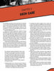 A magazine page from "Ruhetag, The Day to Day Life of the German Soldier in WWII" by Schiffer Publishing, Ltd. features Chapter 2: Skin Care, with two columns under an orange header discussing health and hygiene, no images present.
