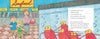 A family of three—two kids and a woman—smile as they walk by a seafood counter. In a tank, red lobsters with wide eyes watch them, reminiscent of the playful crustaceans in "Lobsters on the Loose" by Schiffer Publishing, Ltd.
