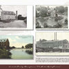 A collage of four vintage mill and factory photos by rivers in Lancaster County, PA, from the Schiffer Publishing, Ltd. “Lancaster County, Pennsylvania, Postcards” set. Brief captions and a central text highlight their historical significance.