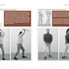 Two pages from "Dagger Fighting" by Schiffer Publishing, Ltd. feature historical images, descriptive text, and step-by-step photos showing a man demonstrating medieval dagger combat postures.