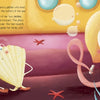 In "Little Shell and Jittery Jellyfish" by Schiffer Publishing, Ltd., a yellow shell and its jellyfish friend chat among coral, starfish, and seaweed in a pastel underwater scene. Text reveals Shell’s family life beneath the sea.