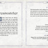 The Witch’s Oracle, 2nd Edition by Schiffer Publishing, Ltd. features an open book with the Dreamcatcher card—illustrated on the left page and detailed with meaning, guidance, and an incantation on the right—ideal for oracle card fans.