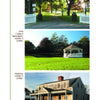 Three stacked photos for "Tours of Cape Cod" by Schiffer Publishing, Ltd.: a park entrance for excursions, a green lawn with a white gazebo, and a two-story house with picket fence.