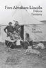 Black-and-white photo of five people in 19th-century attire and a dog outside a canvas tent at Fort Abraham Lincoln. © Schiffer Publishing, Ltd. Product: Fort Abraham Lincoln.