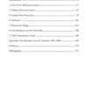 The Fort Abraham Lincoln book by Schiffer Publishing, Ltd. features a table of contents with sections like Introduction, chapters on Fort Abraham Lincoln and Custer, appendix, endnotes, and bibliography in a clean black font format.