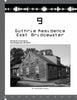 A black-and-white photo shows a shingle-sided house with several windows. The page header reads EVP: Electronic Voice Phenomenon by Schiffer Publishing, Ltd., captioned as a famed haunted Massachusetts residence.
