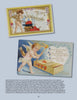 Two vintage Valentine postcards from "Holidays and Other Weird Events" by Schiffer Publishing, Ltd. feature cherubs—one with a heart, flowers, and arrows; the other with a “To my Valentine” matchbox—plus text on holiday history and Cupid.