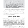 A page from "Raising Indigo, Crystal, & Psychic Kids" by Schiffer Publishing, Ltd. features “Questions to Ask Your Family” about paranormal experiences and “Trauma and the Talent” on near-death experiences and psychic abilities in Indigo children.
