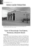 A black-and-white photo shows the Bird Cage Theatre with arched doorways and a sign. Text below, from Schiffer Publishing’s "Southern Arizona's Most Haunted," details its haunted history: Intelligent, Residual, and Shadow Ghost hauntings.