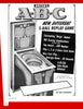 Black and white ad for Schiffer Publishing, Ltd.'s "The Bingo Pinball War," showcasing this arcade game’s bingo appeal, scoring combos, and play details—a classic piece of mid-century American entertainment.