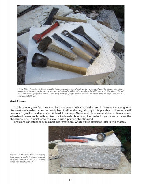 A close-up from Schiffer Publishing, Ltd.'s "Stone in Traditional Architecture" reveals the intricate details characteristic of masonry and stone architecture.