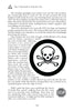 A page from "Haunted Wyoming" by Schiffer Publishing, Ltd. shows two black-and-white illustrations—a skull and crossbones, and a stop sign—alongside tales of gunfights, outlaws, mining, and hauntings from Haystlville to South Pass City. Page 118.