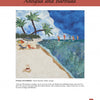 A poster of "Trip Around the World," an art piece published by Schiffer Publishing, Ltd., featuring international quilt art inspired by the Georgia Quilt Project and Olympic quilt blocks.