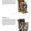 A catalog page for camera collectors featuring "From Daguerre to Digital" by Schiffer Publishing, Ltd., with detailed photos and descriptions showcasing its importance in the history of photography.