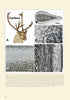 Plate from "Bone, Ivory, and Horn" (Schiffer Publishing, Ltd.) shows a caribou with antlers (A) and three labeled microscopic images of antler tissue (B, C, E, F), valuable for bone identification or studying antique material.