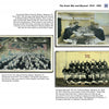 A collage from 'The Newport Naval Training Station' by Schiffer Publishing, Ltd. features four 1914–1925 photos of U.S. Navy sailors: dining in halls, eating together, posing in uniform, and sharing a meal outdoors at Newport Naval Training Station.
