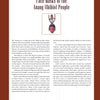 A page from Schiffer Publishing, Ltd.’s "Masks from West and Central Africa" shows a red and black traditional mask above text exploring the artistry and cultural meaning of Anang (Ibibio) masks.
