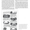 A magazine page spotlights Fred Harvey Jewelry by Schiffer Publishing, Ltd., showing two-column text on souvenir makers, six black-and-white ring and cuff images, and a captioned photo of a jewelry display case.