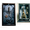 Displayed side by side, these mixed-media shadow box art pieces evoke abstract art with circular forms and reflections, embodying the innovative spirit featured in "Contemporary Cape Cod Artists" by Schiffer Publishing, Ltd.