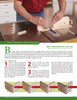 Home Workshop Jigs and Fixtures by Schiffer Publishing, Ltd. provides step-by-step guides with diagrams and measurements for making micro-adjustable woodworking jigs, including a table saw jig for evenly spaced box joints.