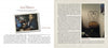 An open spread from "It Is What It Is" by Schiffer Publishing, Ltd. shows a tattooed man at a desk on the left and an empty ornate metal chair with a dirty seat in a tiled room on the right, both pages featuring text.