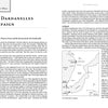 A two-page spread from "On the Western Front" by Schiffer Publishing, Ltd. features the Dardanelles Campaign, with a map of Turkey and Gallipoli spotlighting ANZAC legends and WWI accounts from Australian servicemen.