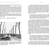 Two pages from "On the Western Front" by Schiffer Publishing, Ltd. show black text on white; the left page features a black-and-white photo of Australian servicemen walking through a barren, devastated Western Front landscape.
