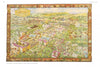 Illustrated map inspired by 'Emerging from the Shadows, Vol. III' (Schiffer Publishing, Ltd.), featuring colorful attractions and whimsical borders honoring the legacy of California’s women artists.