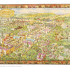 Illustrated map inspired by 'Emerging from the Shadows, Vol. III' (Schiffer Publishing, Ltd.), featuring colorful attractions and whimsical borders honoring the legacy of California’s women artists.