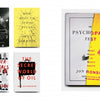 Book Cover Designs by Schiffer Publishing, Ltd. showcases six inspiring book covers, including Man Called Destruction, How Best to Avoid Dying, November Criminals, The Secret World of Oil, and The Psychopath Test by Jon Ronson.