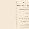 Title page of Mitchell's New General Atlas 1860 by Schiffer Publishing, Ltd.—a reproduction featuring historical city plans, 76 maps and statistical tables from the 1860 original by S. Augustus Mitchell Jr., Philadelphia.