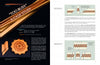A spread from "Laminated Wood Art Made Easy" by Schiffer Publishing, Ltd. shows a wooden hexagon with a star pattern and the chapter title "Too Busy?! A Case Study" on the left, and marquetry strip diagrams on the right.