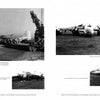 A black-and-white spread from "Matterhorn--The Operational History of the US XX Bomber Command from India and China" (Schiffer Publishing, Ltd.) shows four B-29s on the ground, with captions on each plane, crew, and WWII missions.